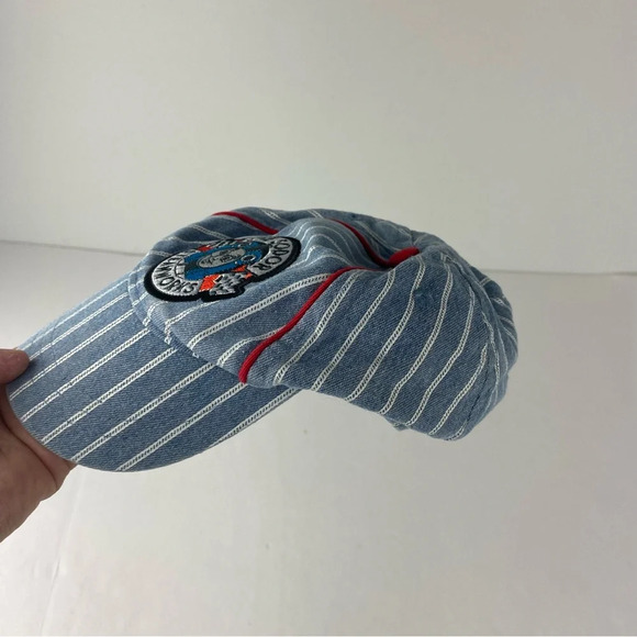 Thomas and Friends Thomas The Train Youth Ball Cap Blue and White Striped - Picture 2 of 4